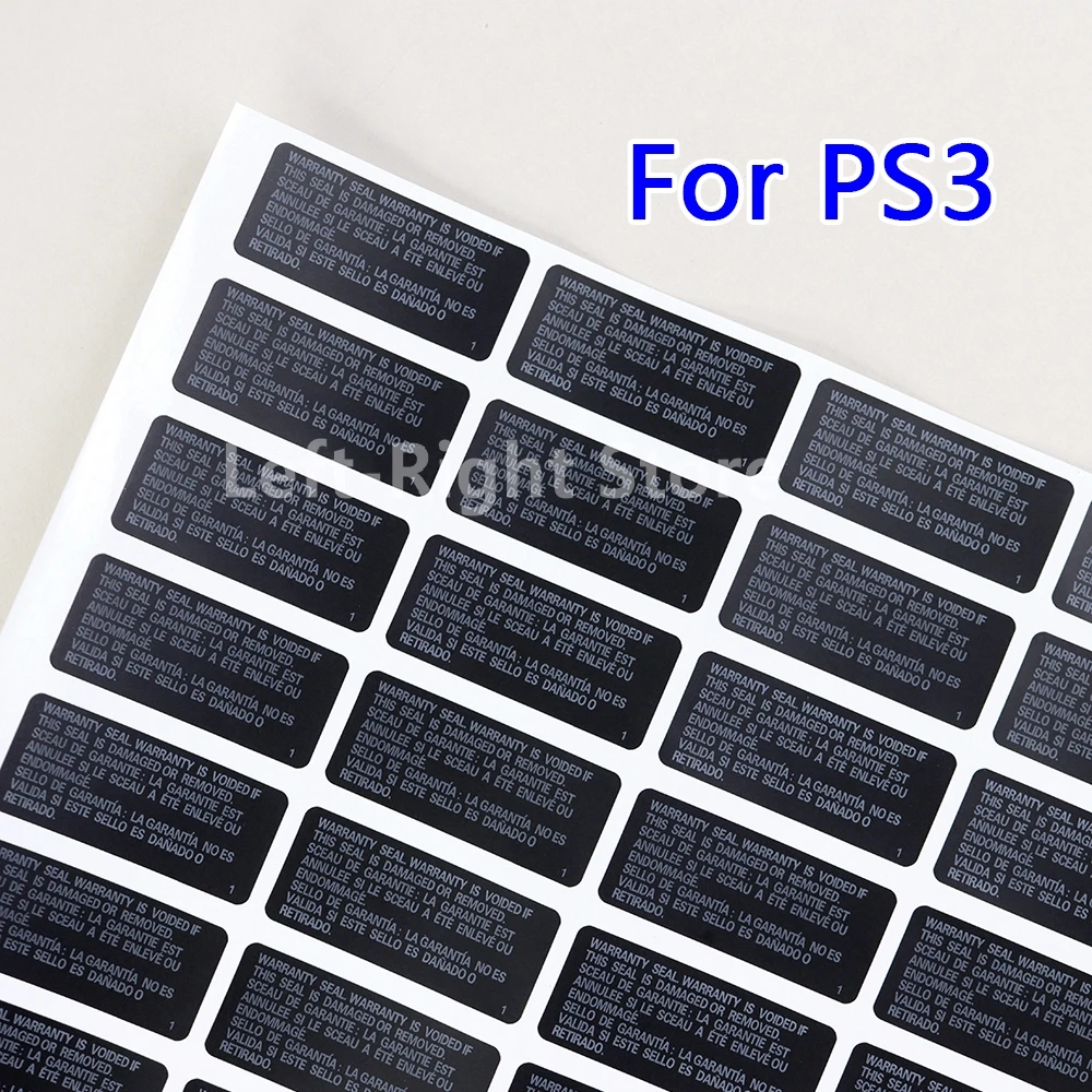 100PCS Label Sticker Housing Shell Sticker Lable Seals For PS3 SLIM Console Warranty Seals