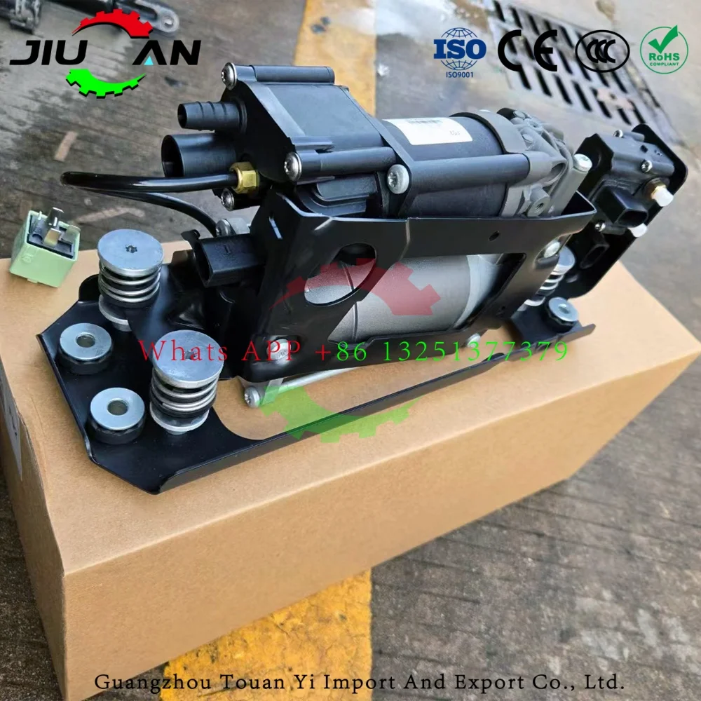 

37206864215 Air Suspension Compressor Pump With Valve Block Bracket 2008-2017 For BMW 7 Series