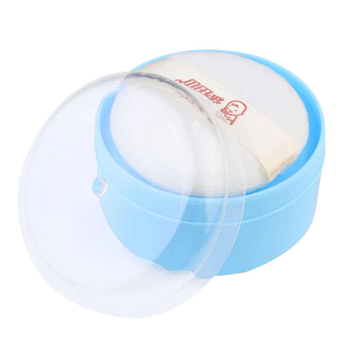 

Body Powder Box Cans Baby Holder Puff Container Wigs for Kids Talcum Case