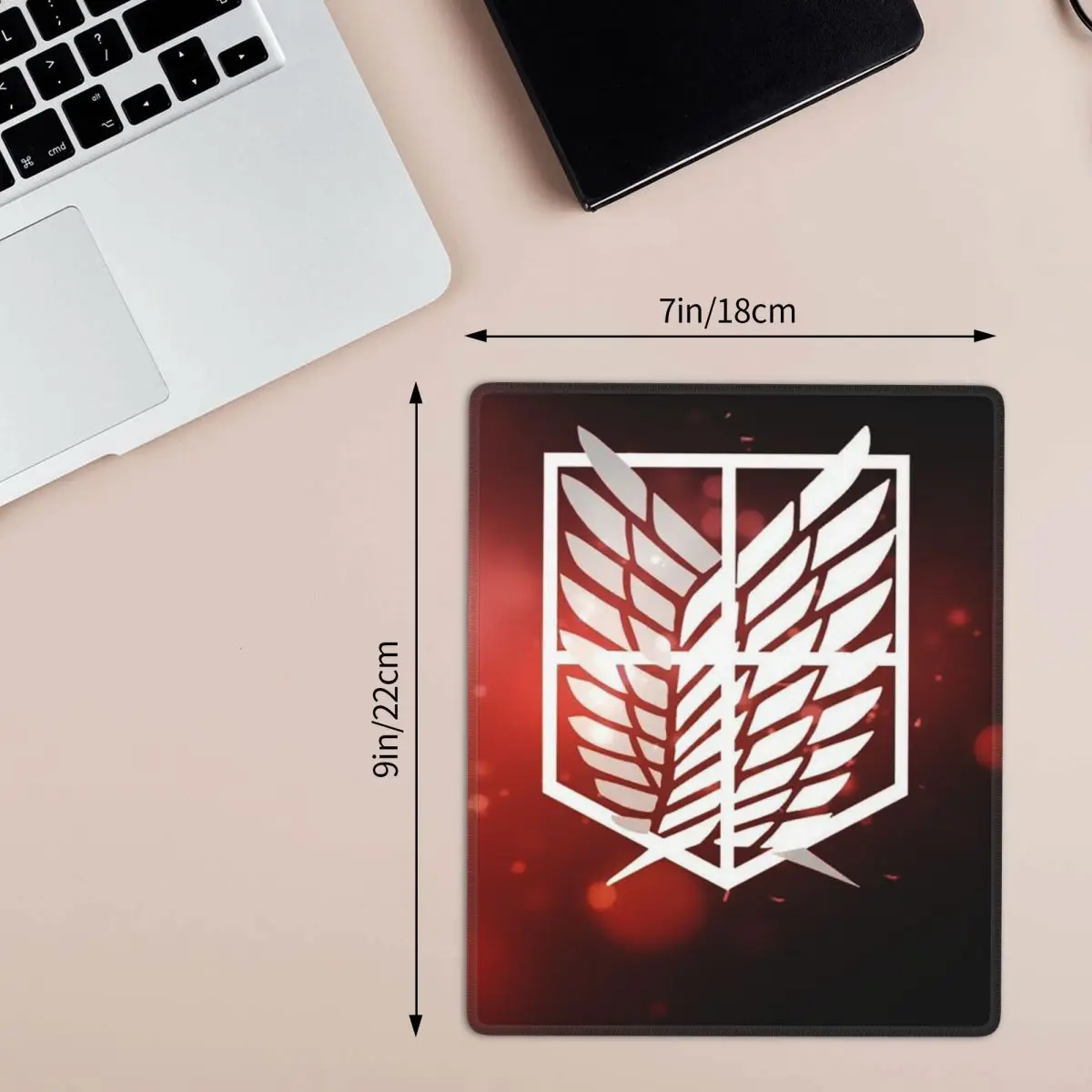 Shingeki No Kyojin Attack On Titan Wings Mouse Pad Computer Keyboard Mouse Mat Gaming PC Laptop Desk Mat Office Accessories