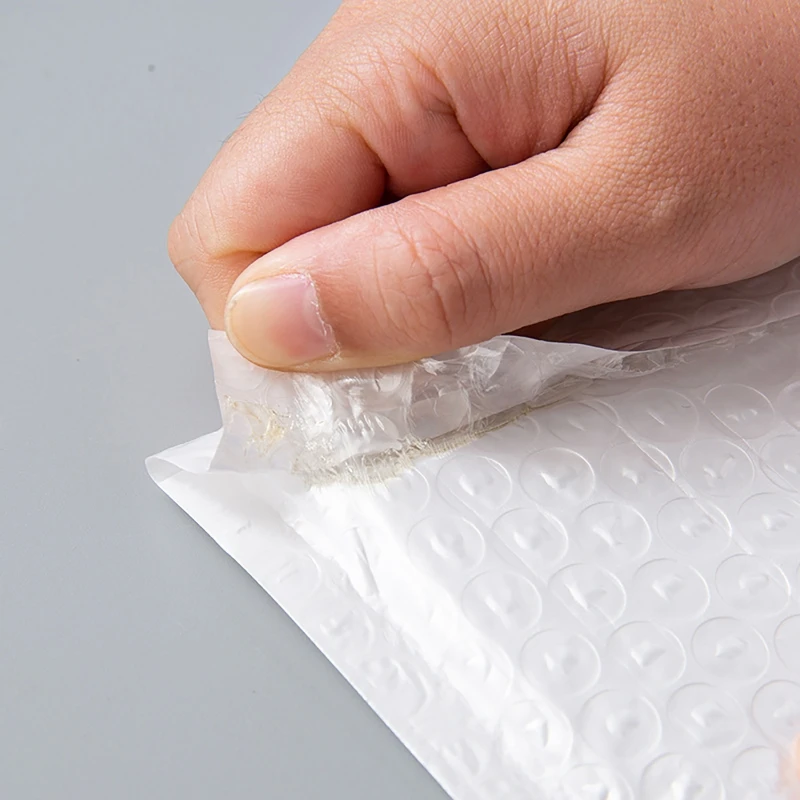 20pcs Black white Long Envelope Bubble Bag Narrow Compressive Resistant Bubble Film Express Self-adhesive Package Air Post Bags
