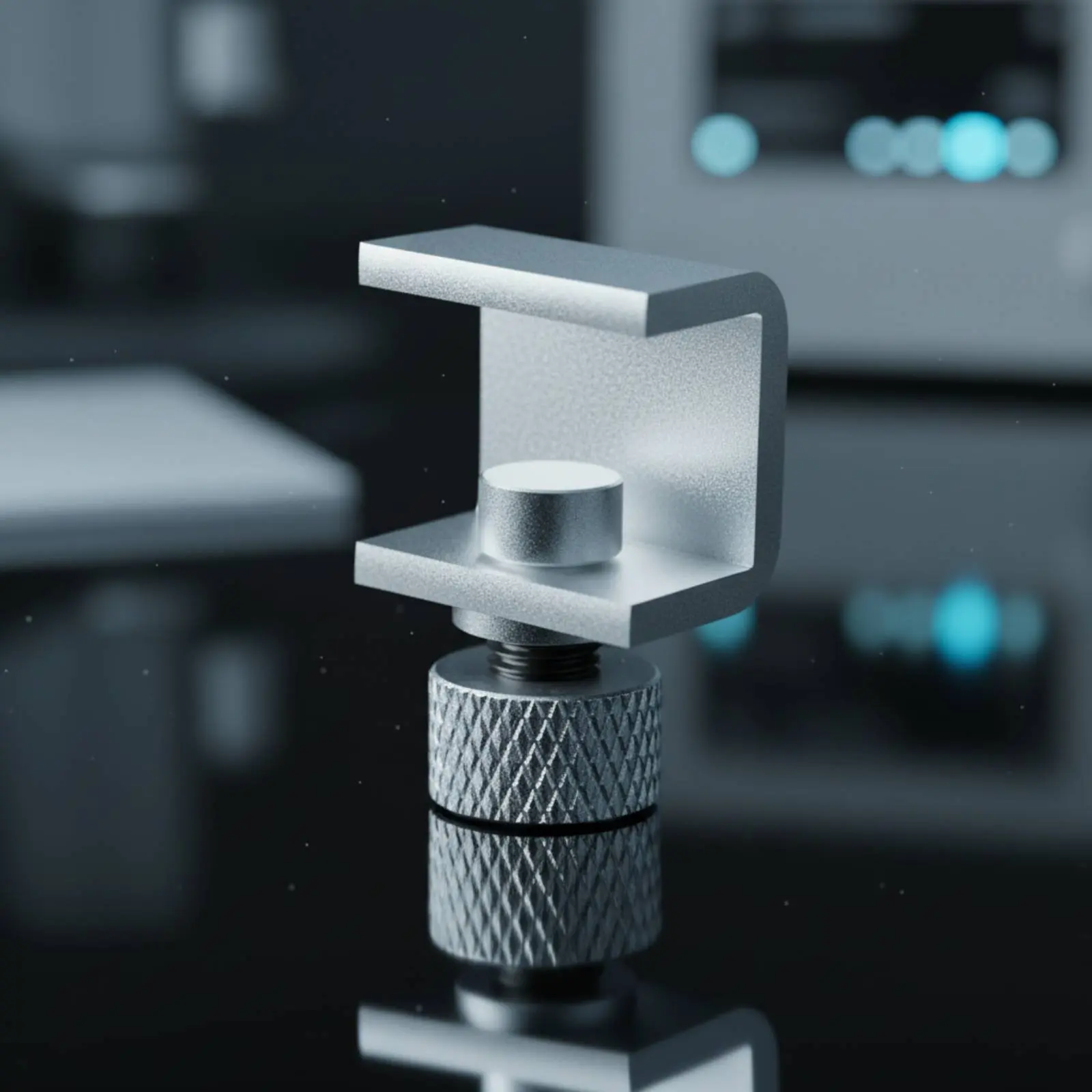 

3D Printer Glass Bed Clamp Aluminum Alloy Adjustable Bed Fixing Clip Printing Hardware Stable Hold Easy to Install