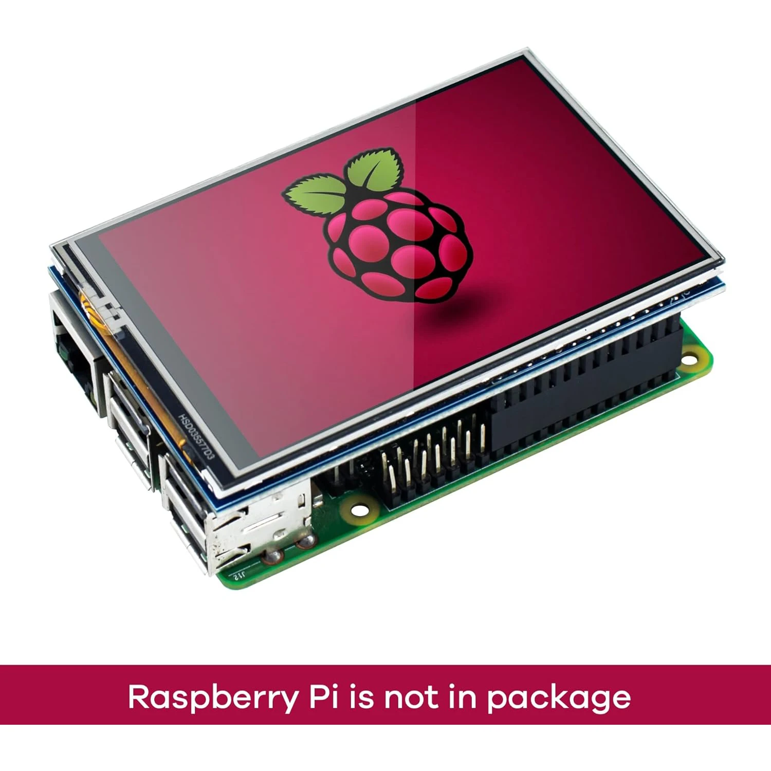 라즈베리 파이 디스플레이용 3.5인치 TFT LCD 스크린 키트, 터치 기능이 있는 3.5인치 480x320 해상도 TFT 터치 스크린 모듈
