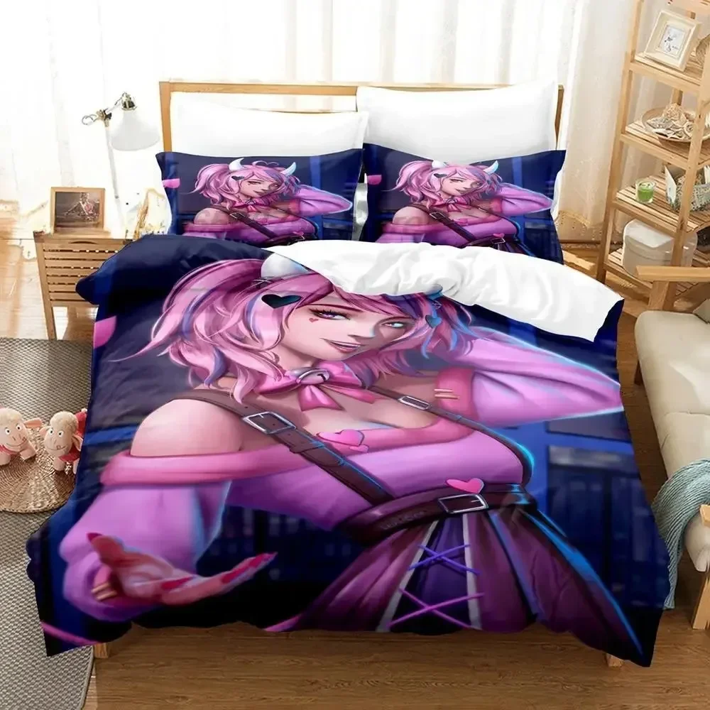 Ironmouse Bedding Set Single Twin Full Queen King Size Bed Set Adult Kid Bedroom Duvet cover Sets 3D Print Anime Kawaii Bedding