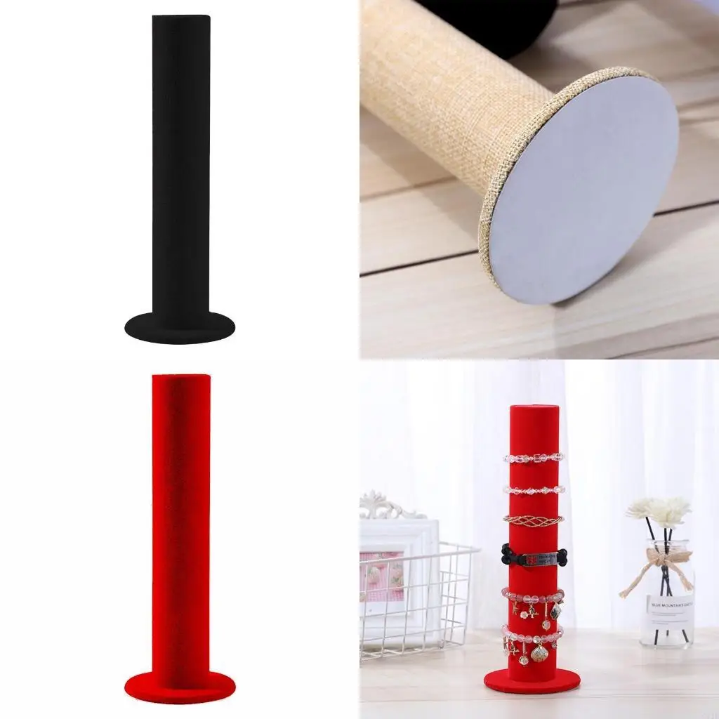 

Vertical Tower Jewelry Bracelet Display Stand Bangle T-Bar Display Holder Rack Closet Tower Holder