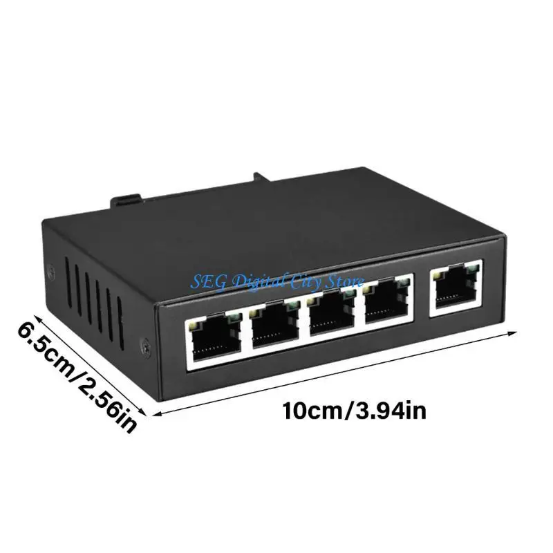 U75B 100M 5 Port POE Switcher Box 1 مدخل 4 مخرج إيثرنت تمديد #6