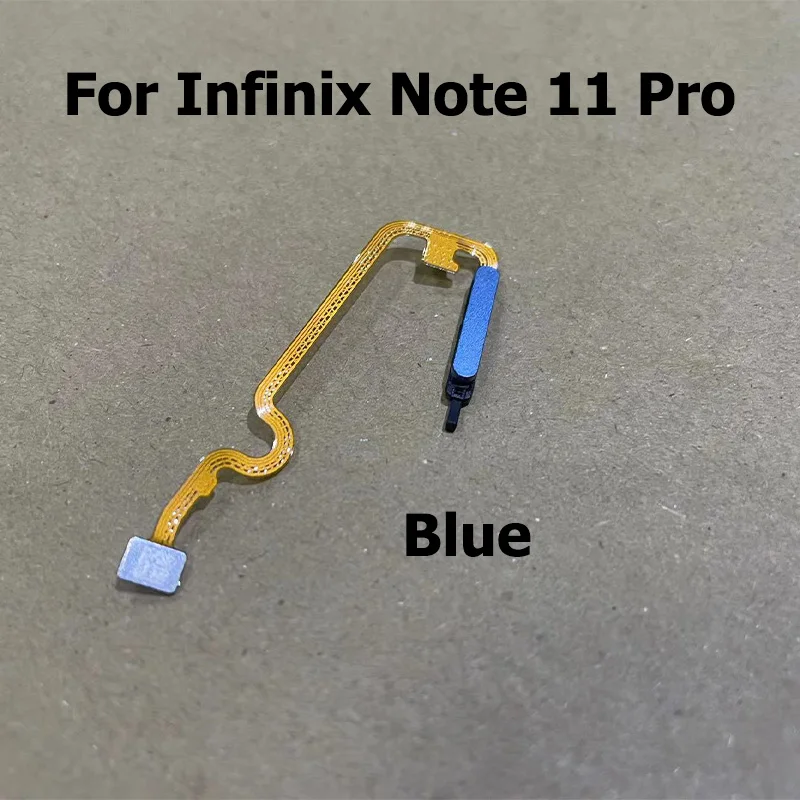 New For Infinix Note 11 Pro Fingerprint Sensor Touch ID Scanner Connector Home Button Menu Flex Cable X697