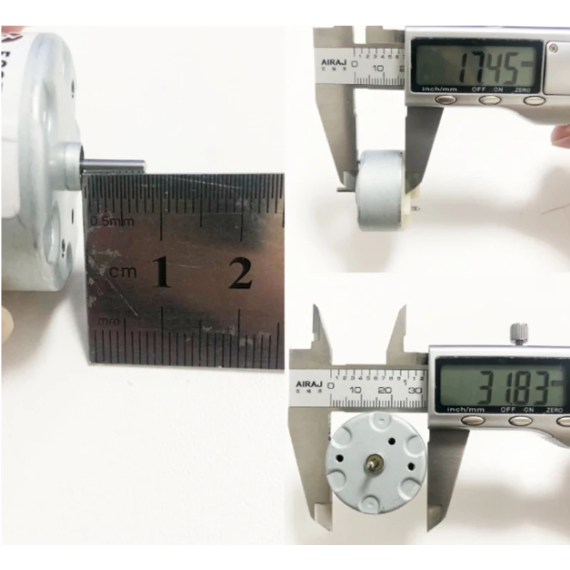 1pcs RF-500TB-12560 RF-500TB-14415 18280 Permanent Magnet Motor High Speed Motor 3V / 6V / 12V Rotating Alarm Alarm Light Motor image 3