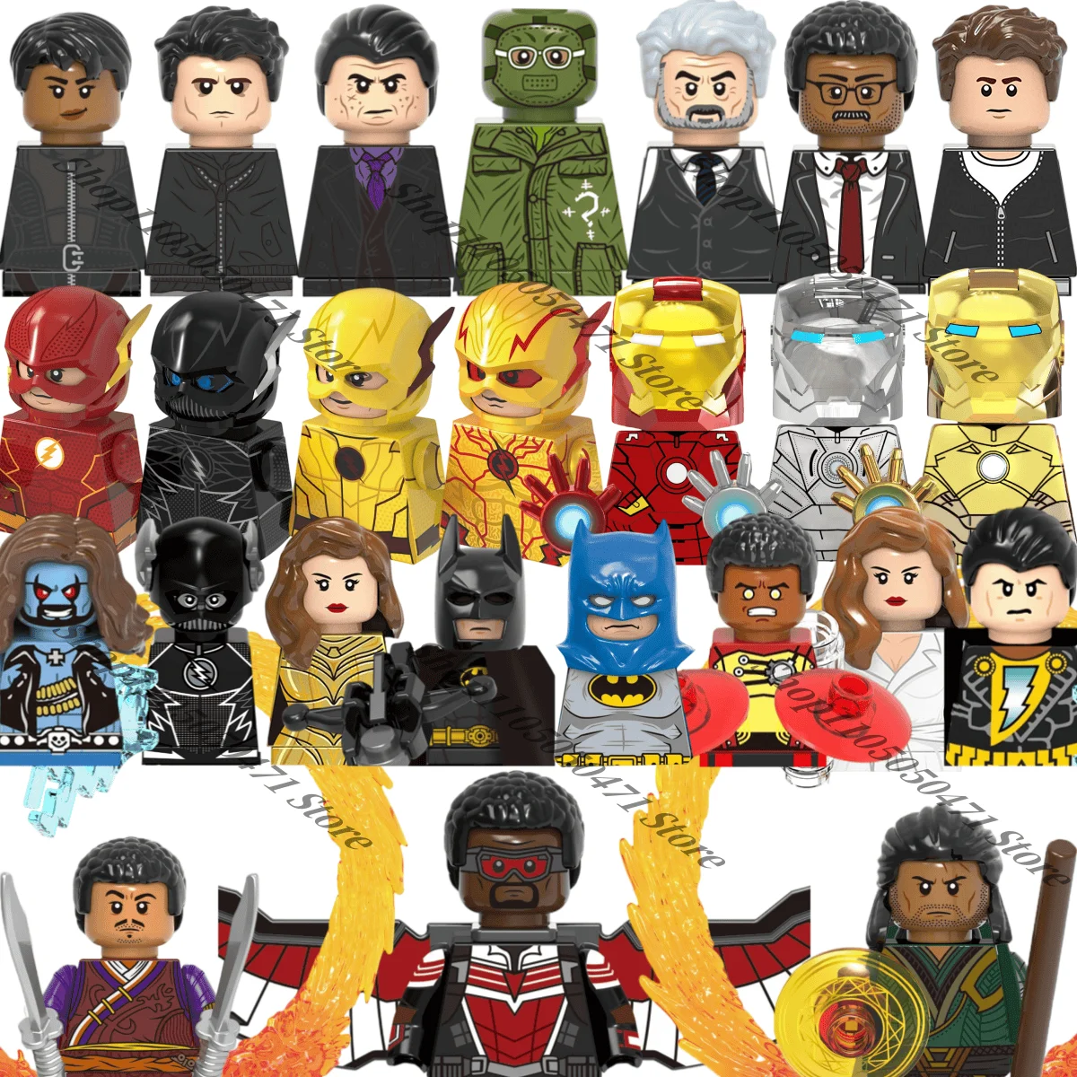 

Superhero Marvel collectible brick toys mini building block action movie character Diana Prince Cheetah Black Adam Gift toys