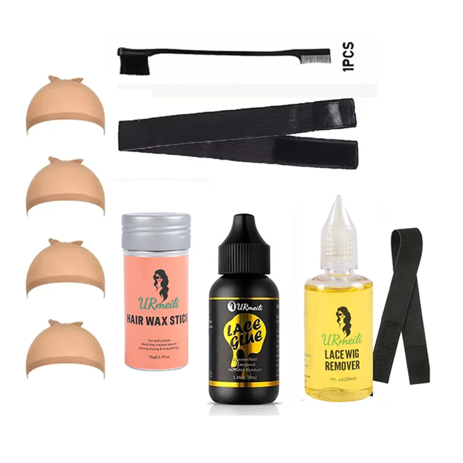 kit-de-instalacao-de-perucas-8-pecas-cola-e-removedor-para-lace-bastao-de-cera-para-cabelo-toucas-para-perucas-faixa-de-fixacao-pincel-para-bordas-conjunto-de-ferramentas-para-instalacao-de-perucas-lace-front
