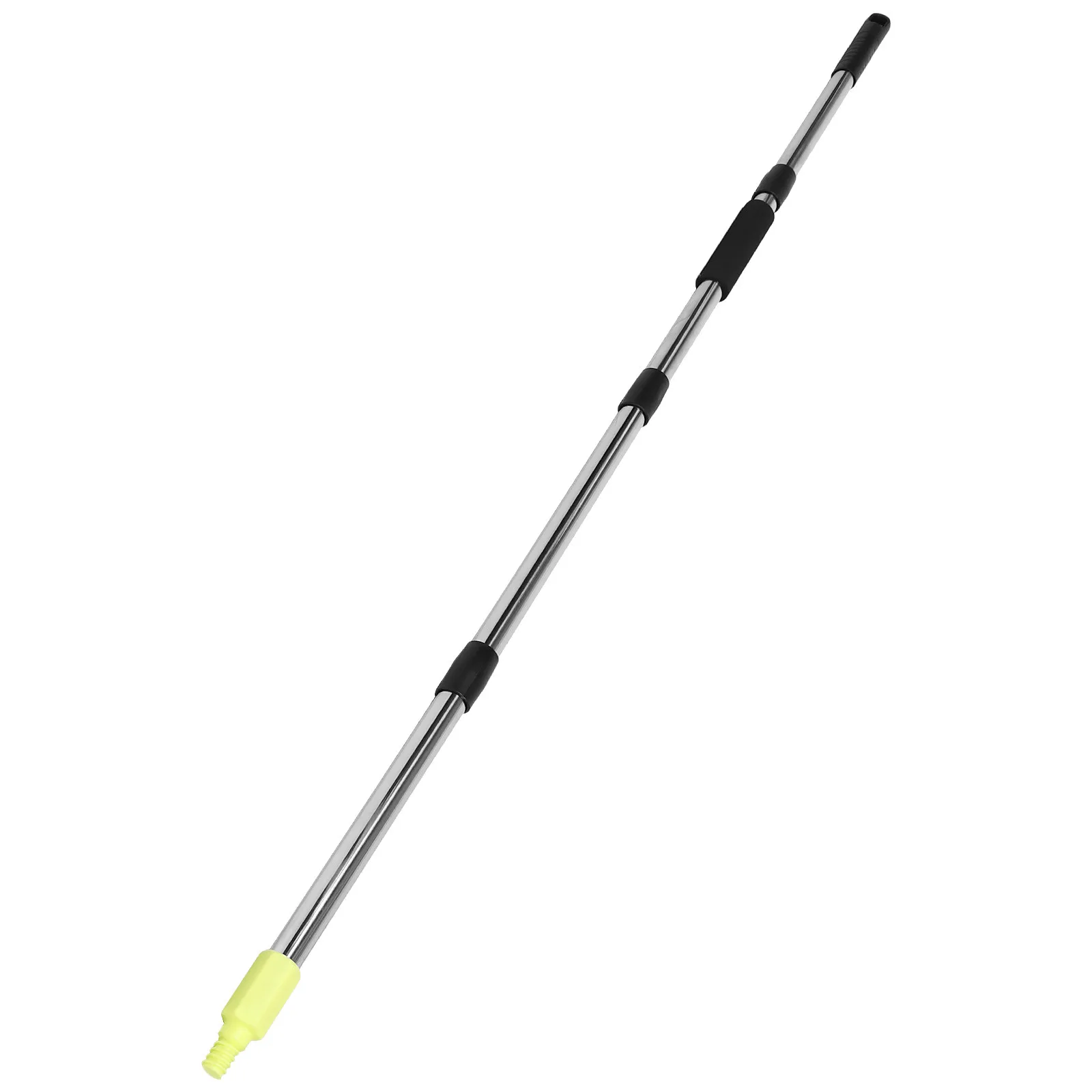 Telescoping Paint Roller Extension Pole Stainless Steel Adjustable 25Mm Wide Brush Head for High Ceiling Wall Painting Indoor