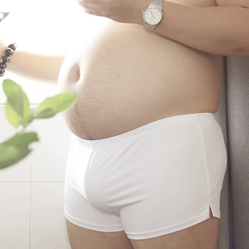 

Шорты мужские для фитнеса, пикантное нижнее белье для полных, модное удобное дышащее нижнее белье, трусы большого размера