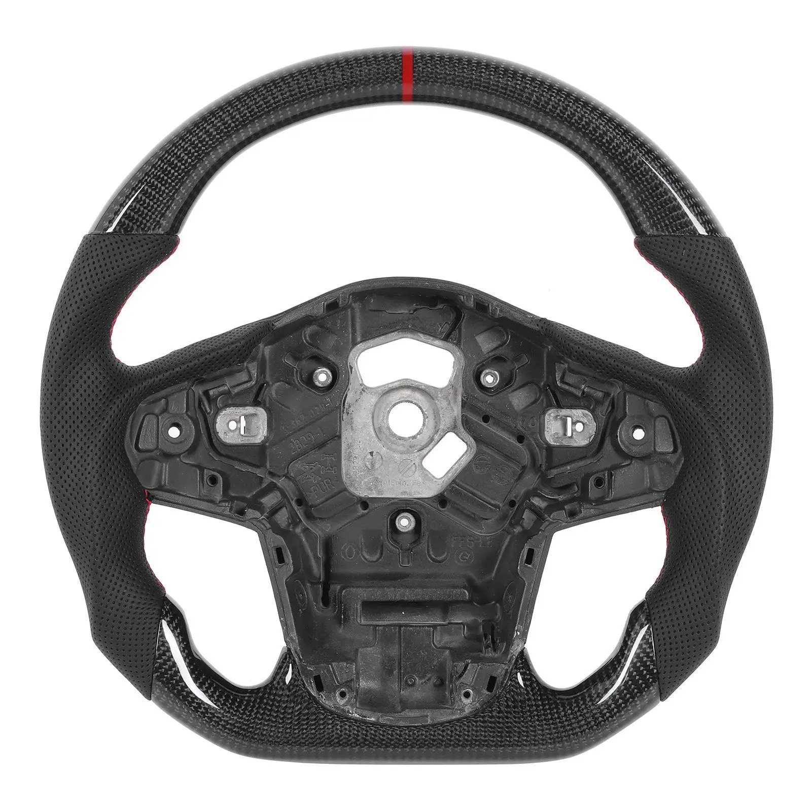 

Carbon Fiber Steering Wheel Nappa Perforated Leather Fit for GR Supra A90 2020+ new