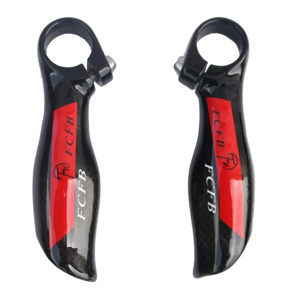 Carbon handlebar ends mtb handlebar ends Mountain bike Small Auxiliary Handlebar MTB bicycle bar end Parts red blue green