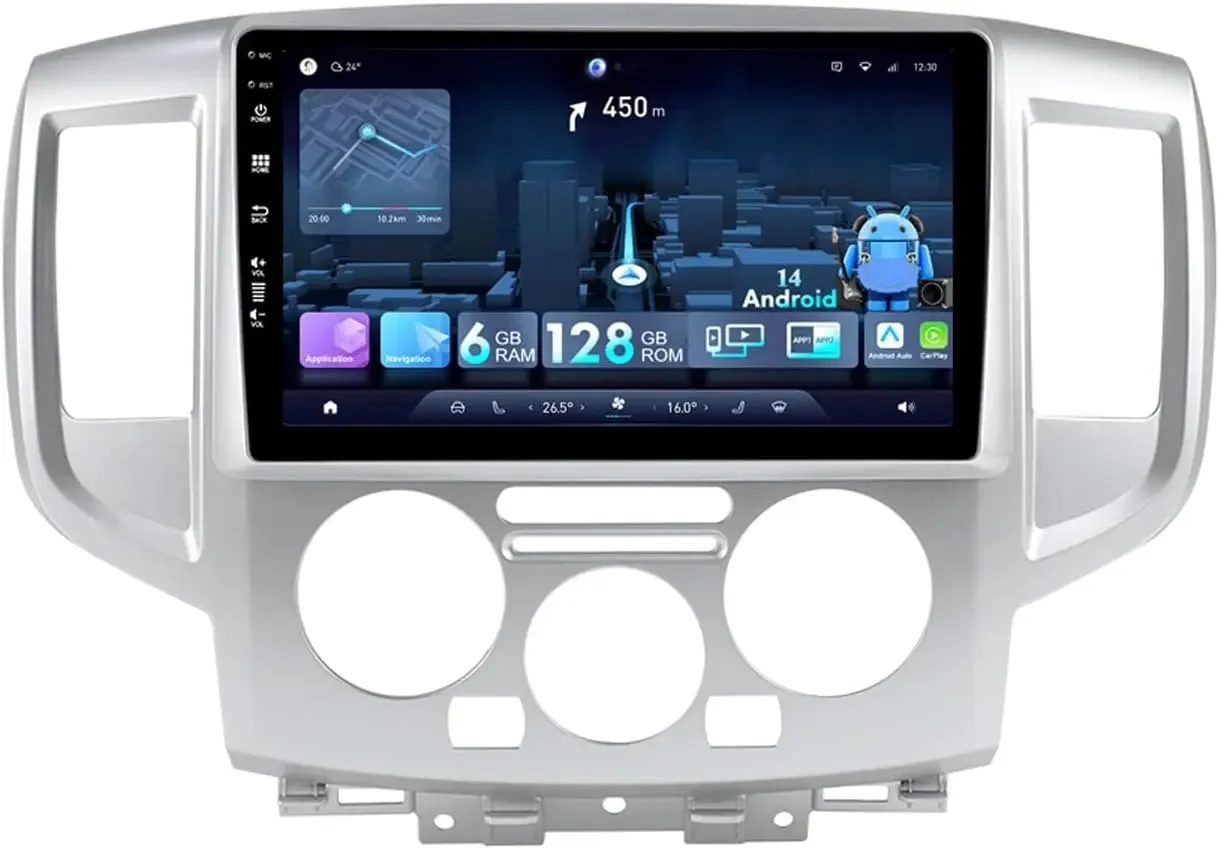 

9Inch Car Stereo Radio Car-play GPS Navi Compatible for NV200 2013-2019 Android 13