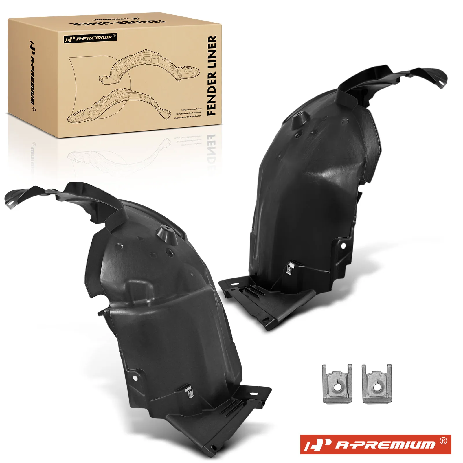 A-Premium 2x Front Inner Fender Liners for BMW 323i 2006-2011 325i 325xi 330i 2006 328i 2007-2012 335d 2009-2011 335i 2007-2011
