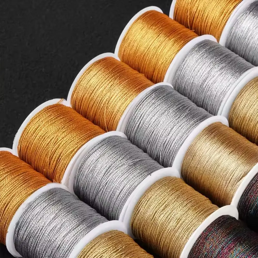High Quality 0.2-0.8mm Macrame Cord Rope Texture Colorful Braided String DIY Craft Gradient Color Woven String Bracelet Making