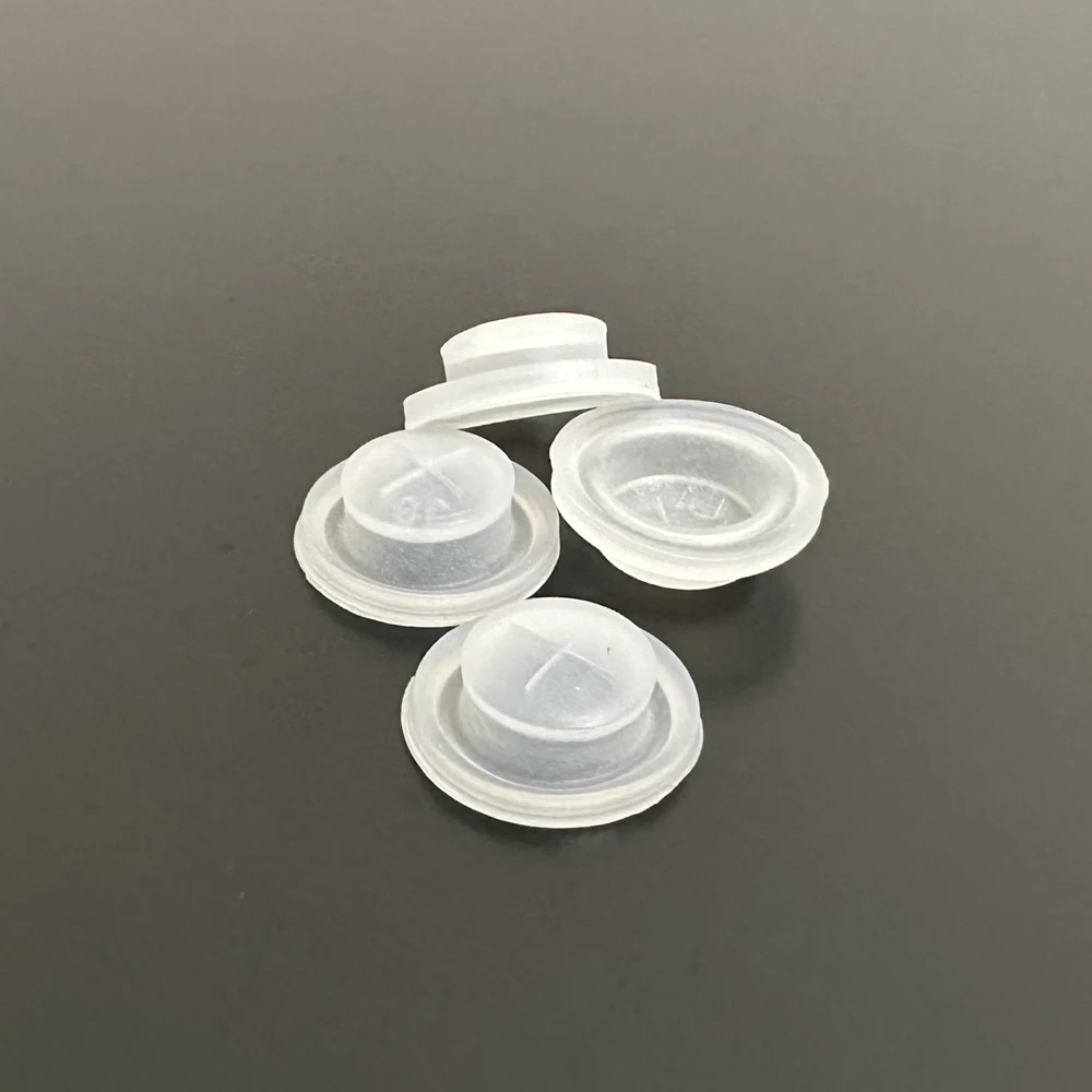 

50PCS Bottle Cap Lotion Pump Low Opening Pressure Silicone Rubber Valve