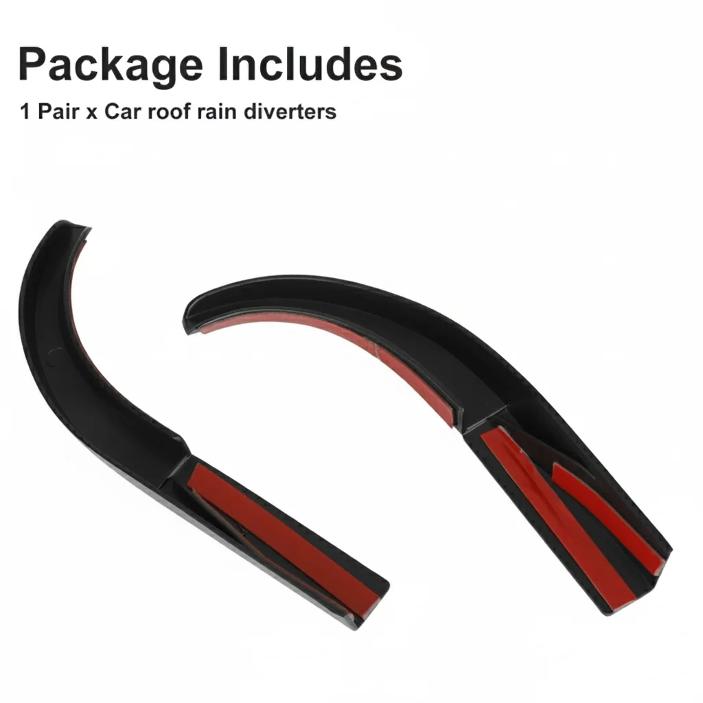 سقف السيارة مزراب المطر تمديد فتحة تحويل مياه الأمطار سيارة الصلب أعلى سقف تدفق ل جيب رانجلر JK 2007-2018 اكسسوارات السيارات #4