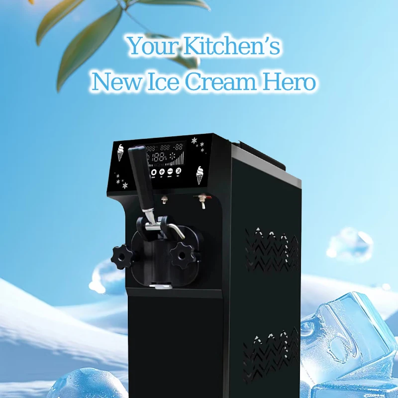 

220 110V Soft Serve Ice Cream Making Machine Small Ice Cream Machine With 1 Flavor