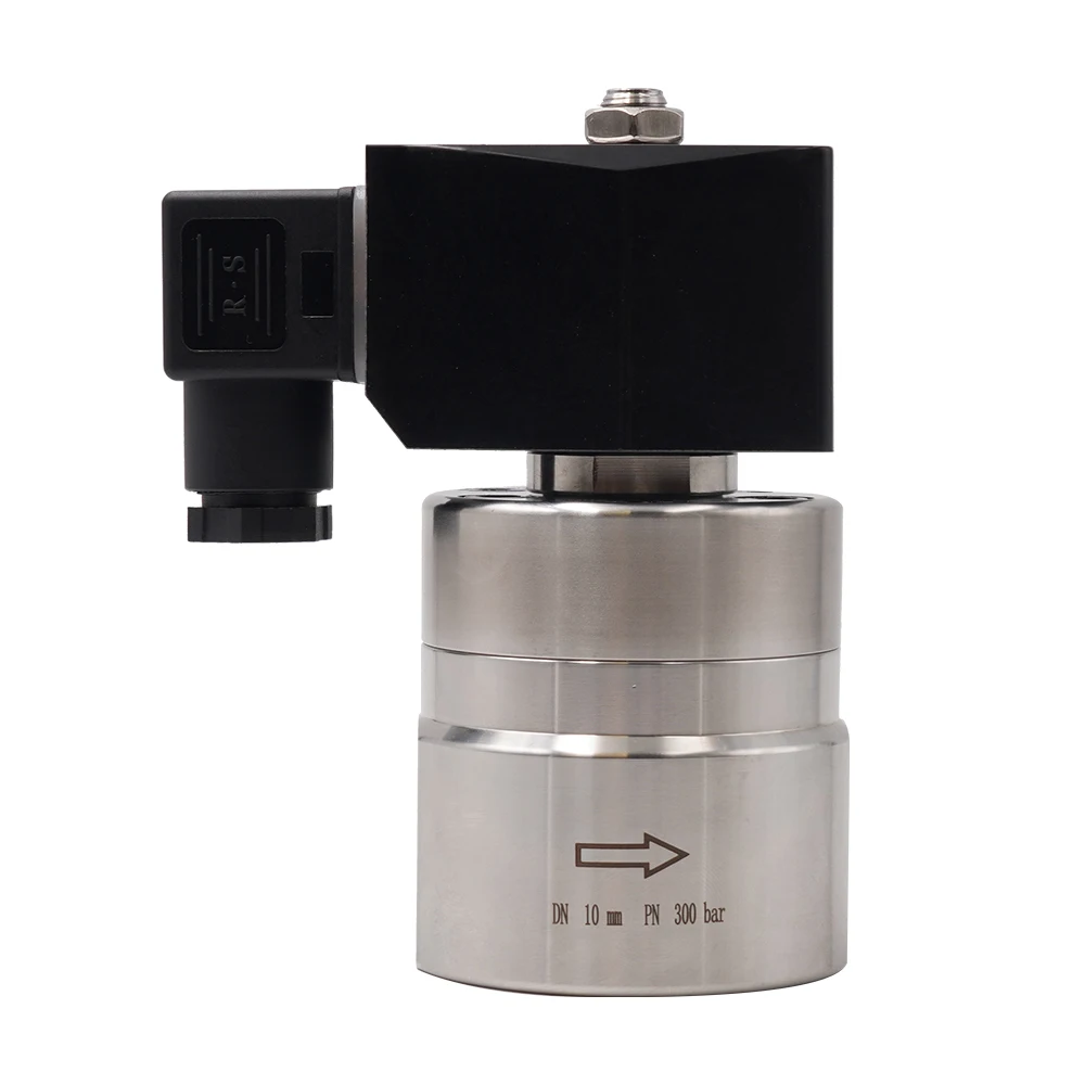 304 Stainless Steel High Pressure Car Wash Solenoid Valve 6~360 Bar(Details See Specification Table) G NPT 3/8/