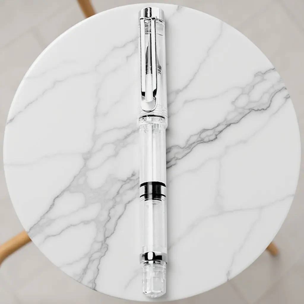 

Piston Fill Fountain Pen Steel Flexible Brush Pen Fine to Broad for Calligraphy Drawing Painting Sketching Brush Ink