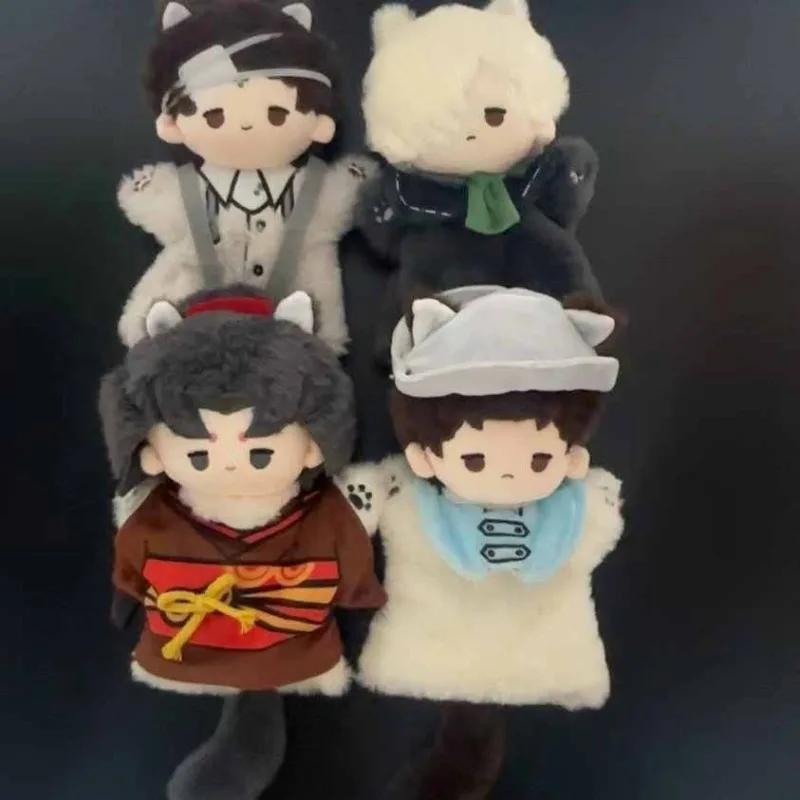 Identity V Emily Dyer Andrew Kreiss Luchino Diruse Michiko Soft Hand Puppets Pendant Keychain Cartoon Stuffed Toys Plush Doll