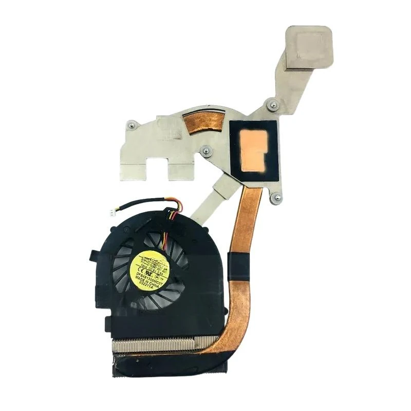 Laptop CPU Cooler for DELL N4030, Discrete Graphics, Heatsink Fan with Brass Radiator