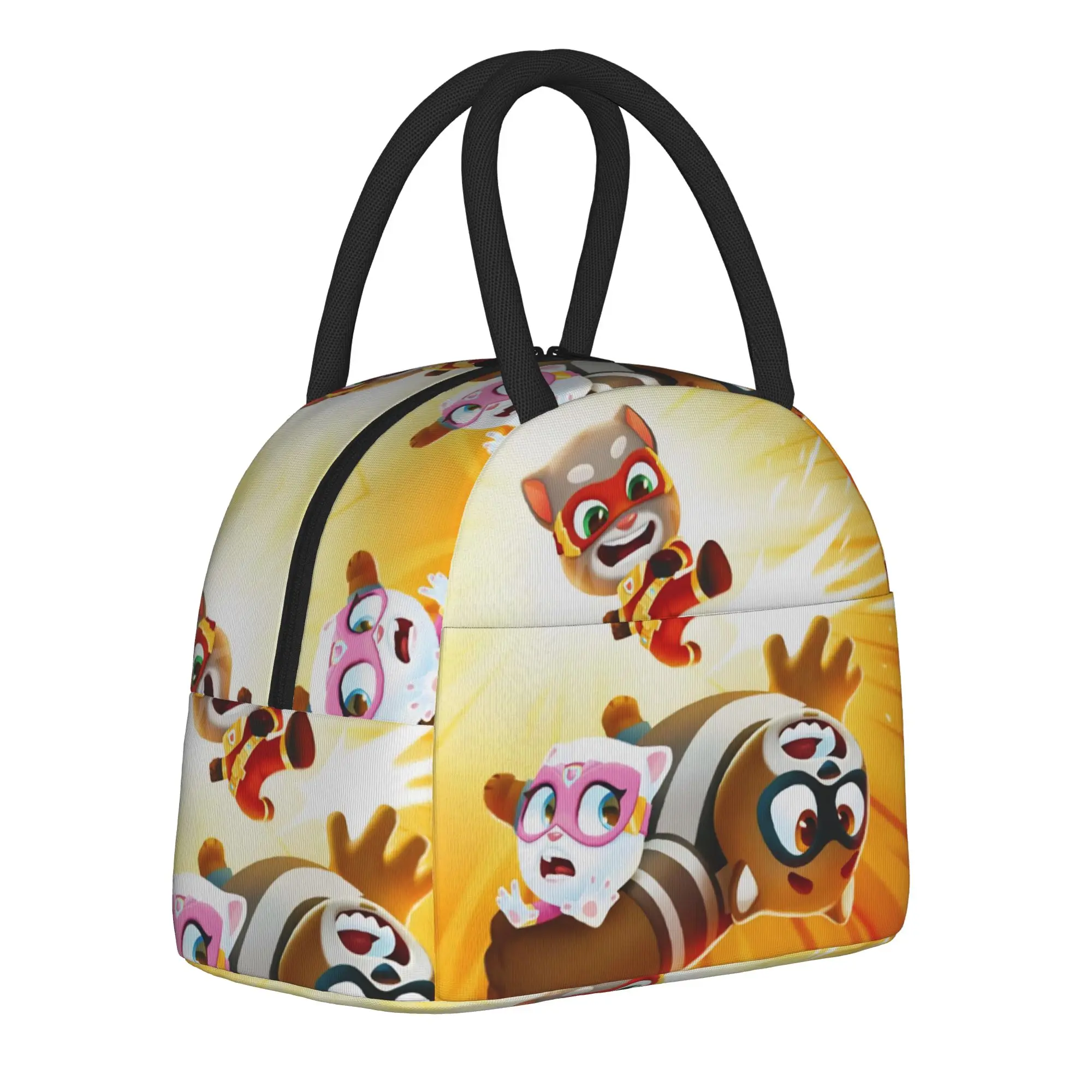 T-Talking T-Tom And F-Friends Thermal Insulated Lunch Bag for Picnic  Portable Bento Box Men Women Thermal Cooler Lunch Box