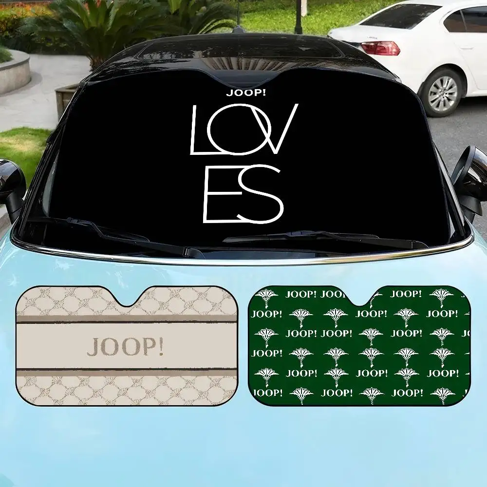 J-Joops Logo Car Windshield Funny Sun Shade Foldable UV Ray Sun Visor Protector Sunshade For Front Window