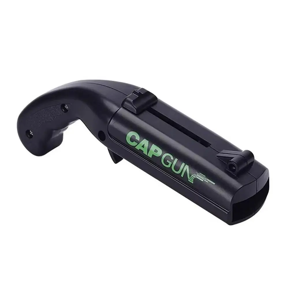 Cap Gun Beer Bottle Opener Portable Beverage Drinking Opening Gun Cap Launcher Kitchen Party Supply Bar Accessories