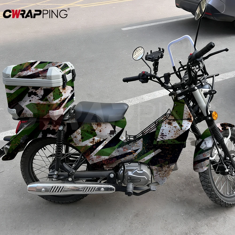 

Клейкая виниловая пленка для мотоцикла для автомобиля, сделай сам, боковые наклейки для автомобиля, самоклеящаяся крышка против царапин, инструменты для упаковки из воздушной фольги