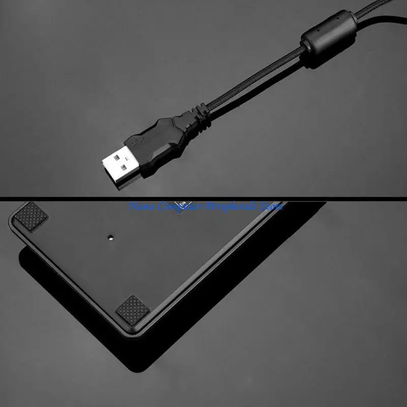 F68C USB Number Pad 19 Keys Mini Portable External Number Keyboard for Laptop