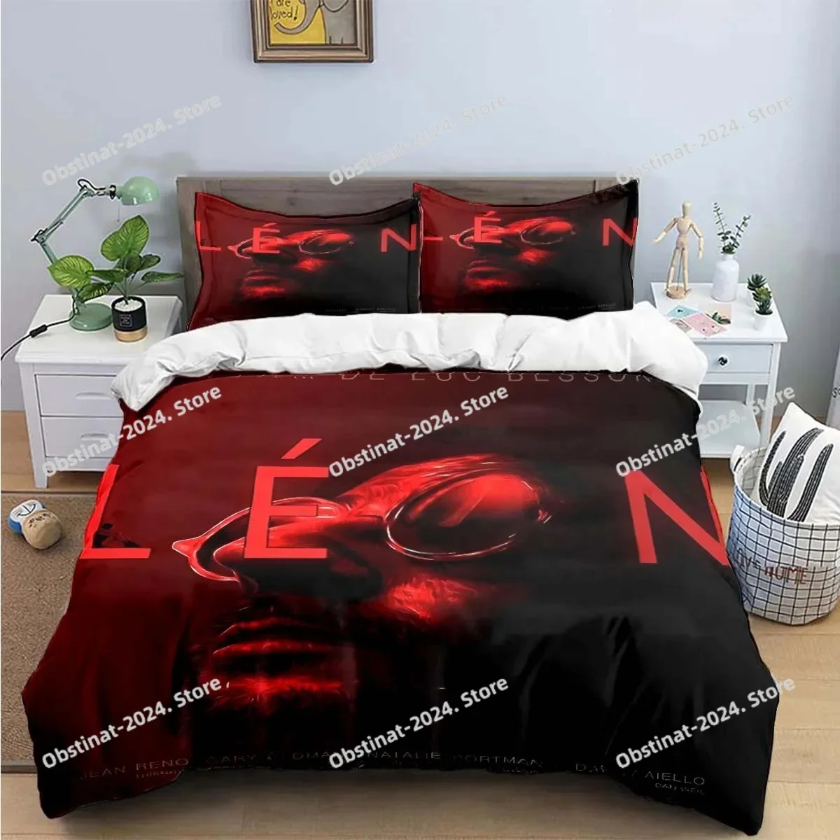 Exquisite Famous Film L-Léon printed Bedding Sets exquisite set duvet cover bed comforter set bedding set luxury birthday gift