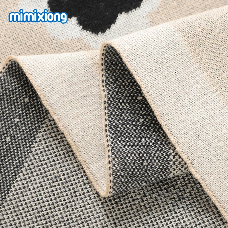 القطن الطفل البطانيات لحديثي الولادة 90*70 سنتيمتر محبوك Infantil بنين بنات الحضانة الشهرية التقميط التفاف منقوشة طفل تلقي الحصير #5