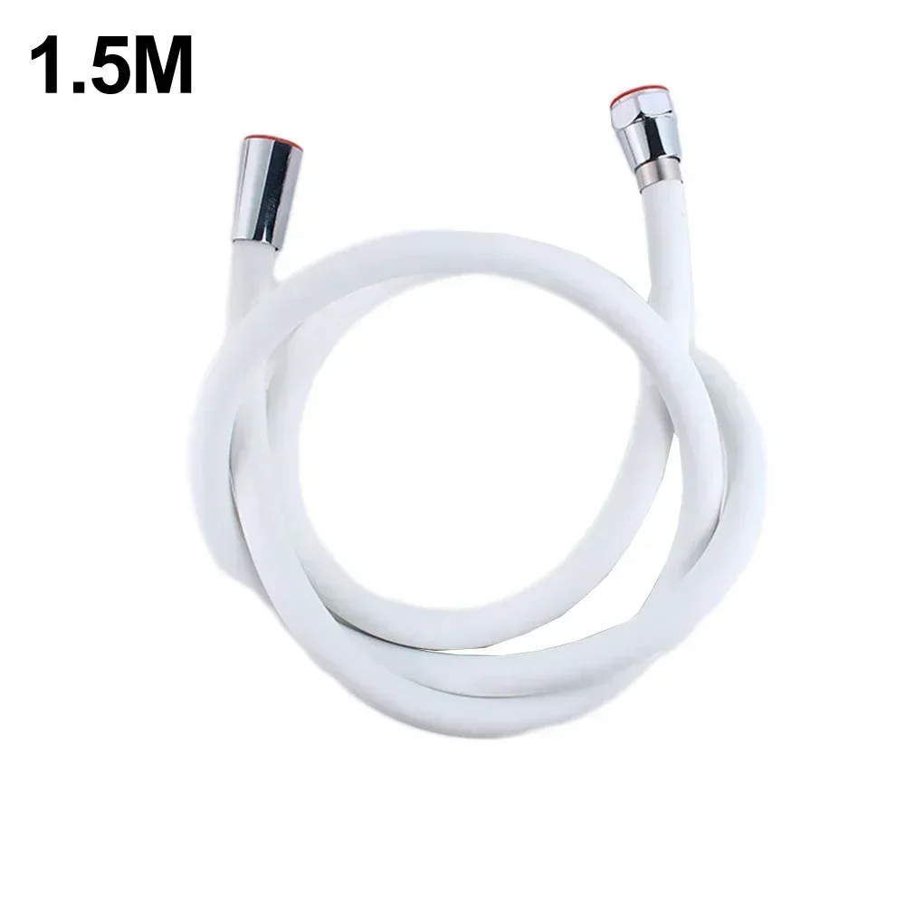 

1pcs 1.5M Flexible Tube High Pressure Faucet Silicone Powerful Faucet Tap Shower Hose Home Improvement G1/2 Interface