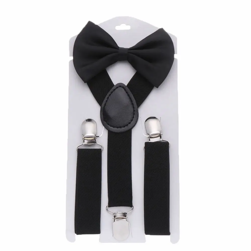 

Braces Straps Performance For Girls Strap Solid Color Strap Clip Bow Tie Tie Suspenders Set Suspenders Clips Hanging Pants Clip