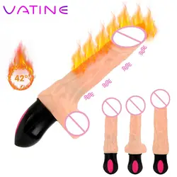 Bendable Sex Toys for Woman 12 Mode Realistic Dildo Vibrator Heating Female Masturbation Flexible Soft Silicone Vagina Massager