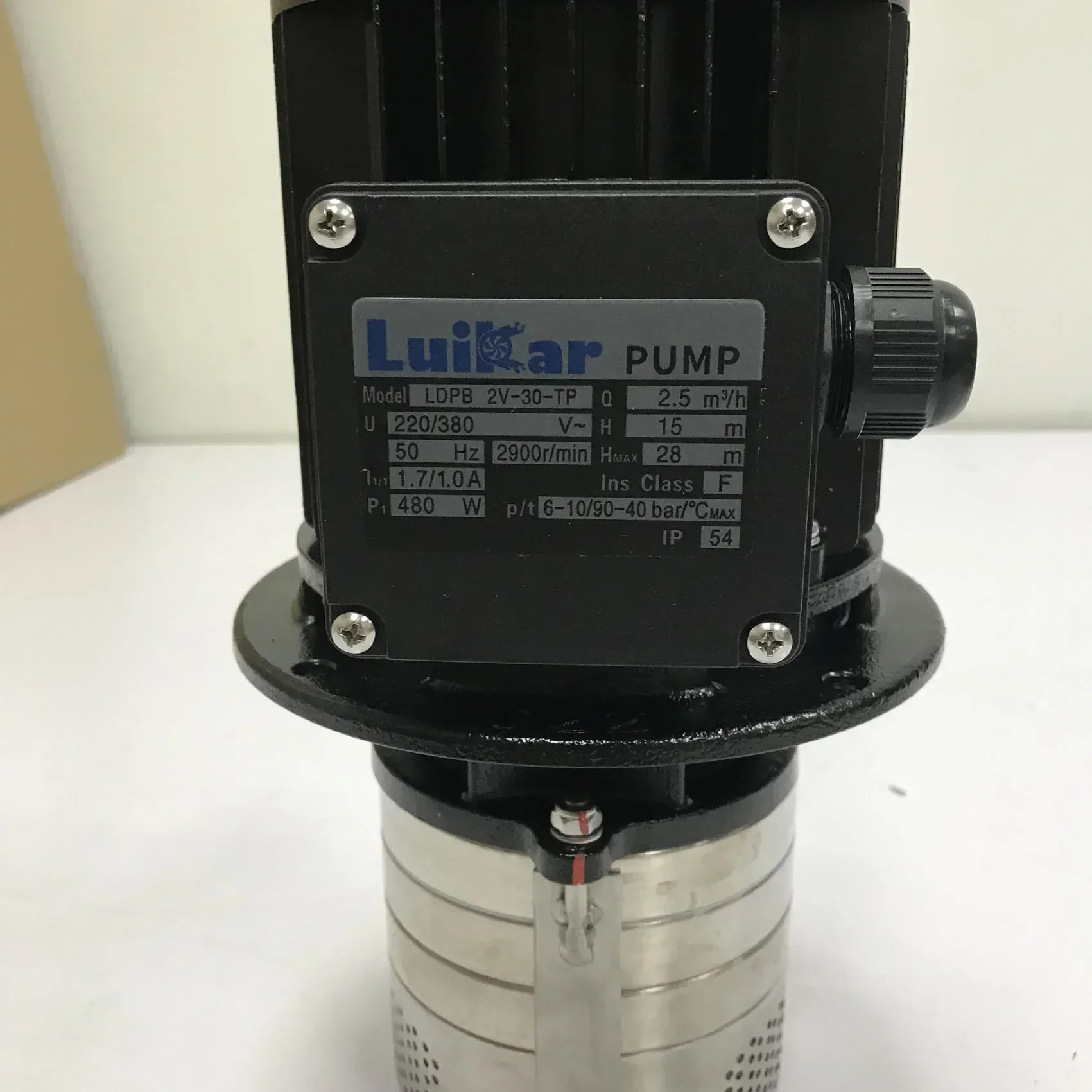 LDPB2V-40-TP Luikar Rocoi Lokai Water Pump LDPB2V-30-TP Three-phase Vertical Multistage Centrifugal Pump Machine Tool Pump