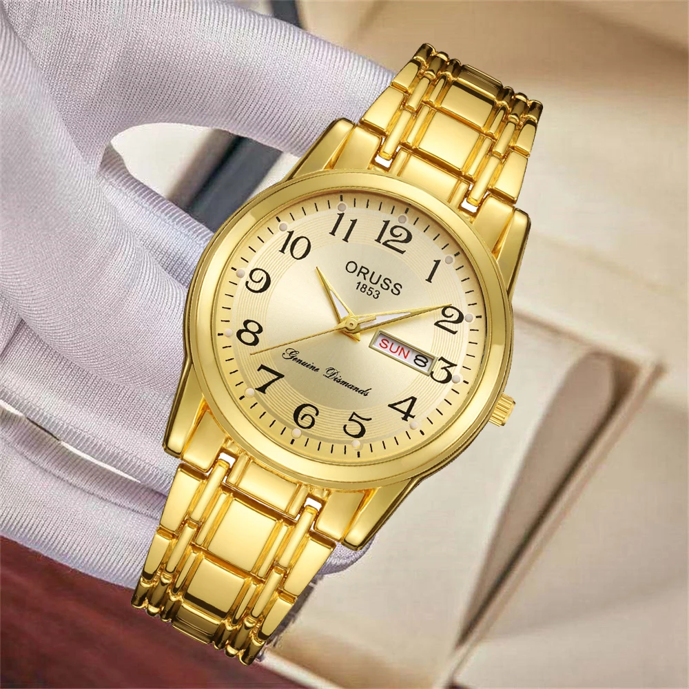 Herren uhr Business Doppel kalender lässig hundert Match Gentleman hochwertige Persönlichkeit Mode langlebige Herren uhr