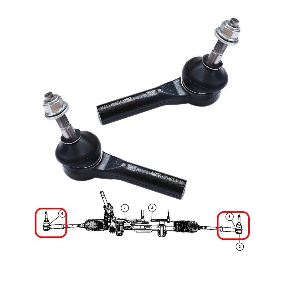 Tie Rod End LEFT&RIGHT for Jeep Compass MK49 Patriot MK74 Chrysler Sebring Dodge Caliber 5183761AA