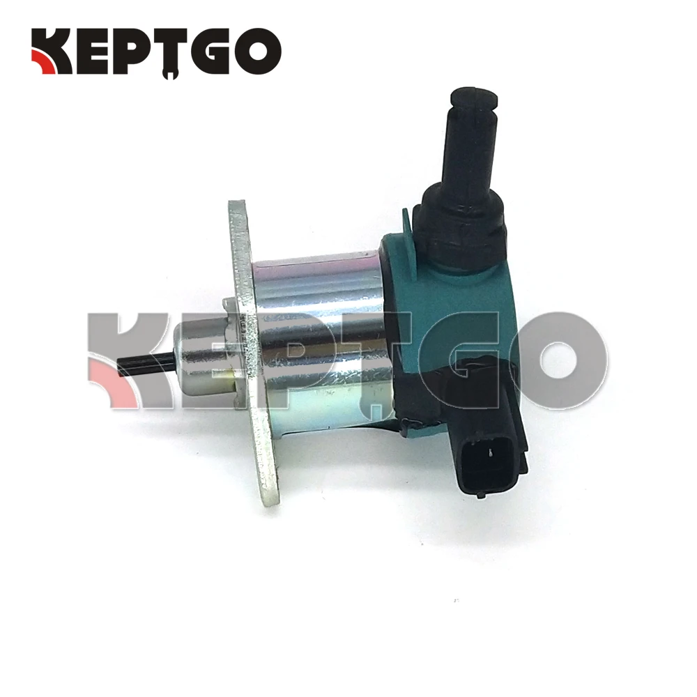 12V 17208-60016, 17208-60015, 17208-60010, 17208-60012 Fuel Shut Off Stop Solenoid Fits Kubota V1505 V1305 D1105 D1005 D905