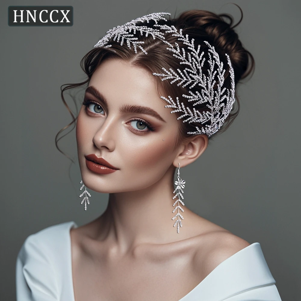 

YouLaPan Wedding Dress Jewelry Hair Accessories Fashion Bride Headband Sweet Leaves Hairpieces Banquet Prom Party Headwear HP493