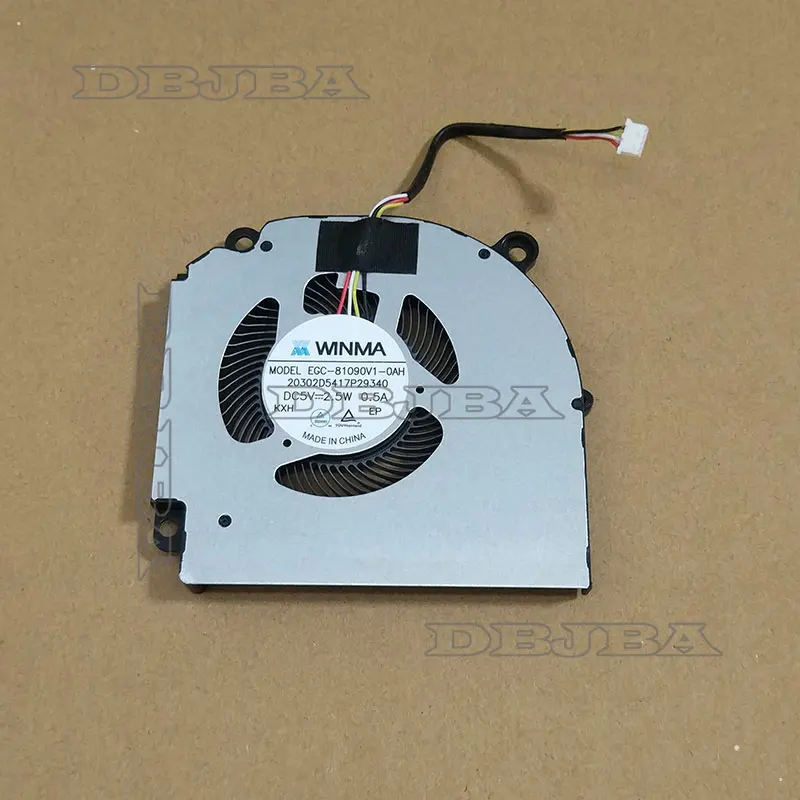 Laptop cooling fan for WINMA EGC-81090V1-0AH 20302D5417P29340 5V 2.5W 0.5A fan