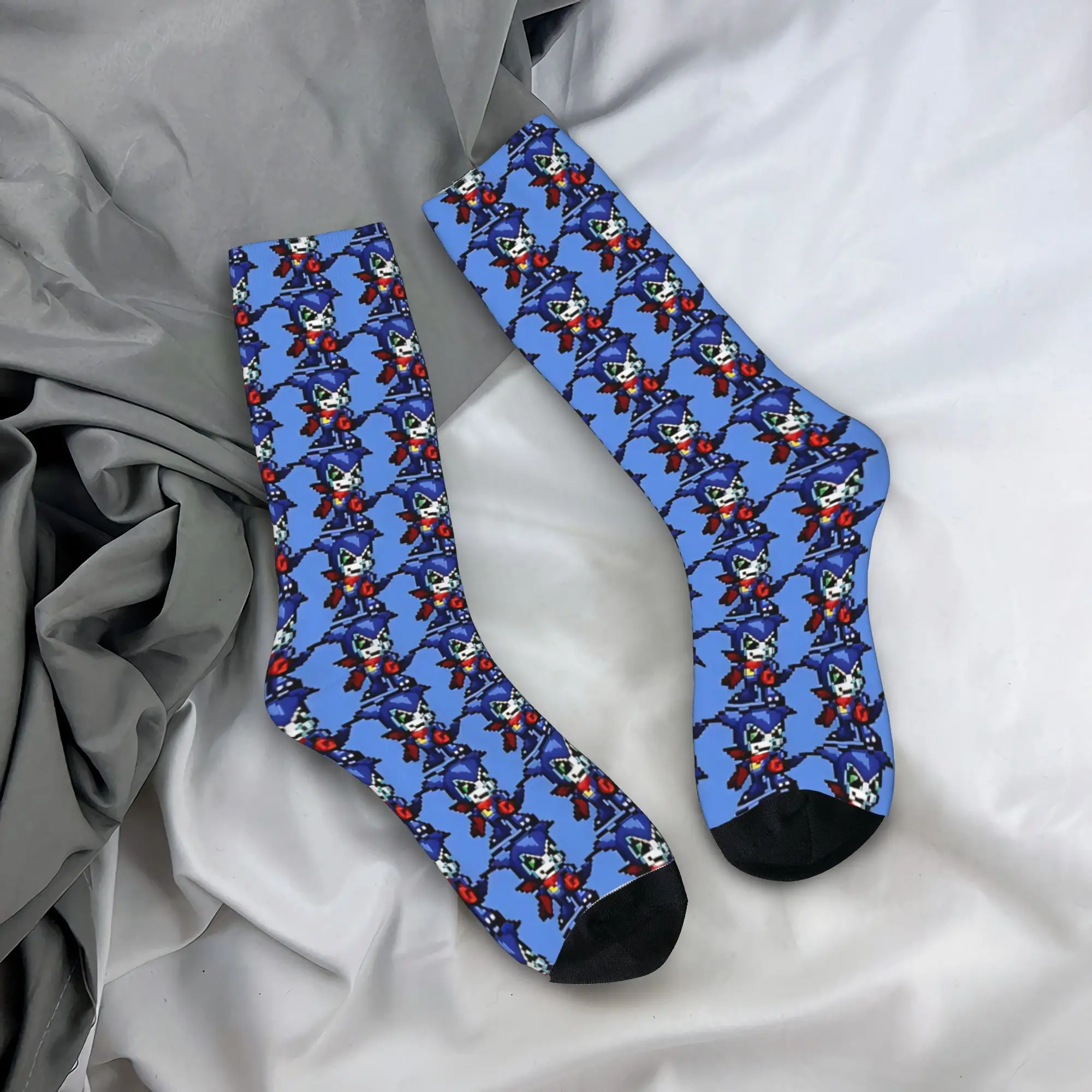 Men Socks Impmon Sprite Digimon Stockings Autumn Gothic Comfortable Socks Custom Skateboard Anti Skid Socks