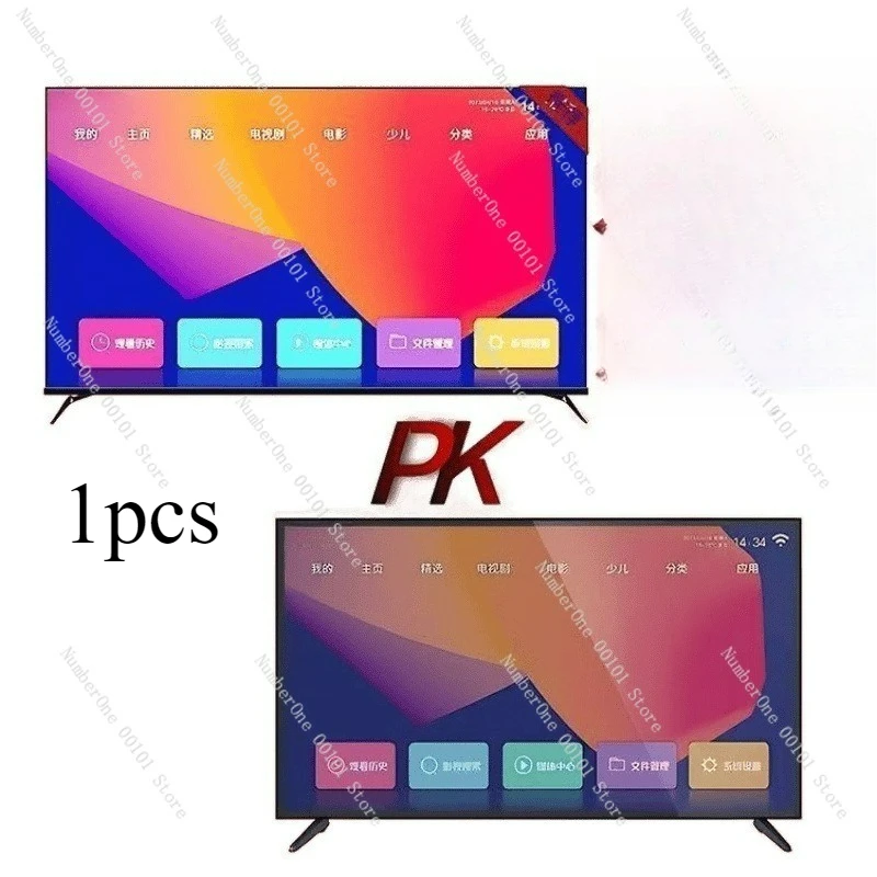 Frameless Ultra HD Smart TV, AI Android Voice Control HDR10+, Living Room Home Theater Entertainment
