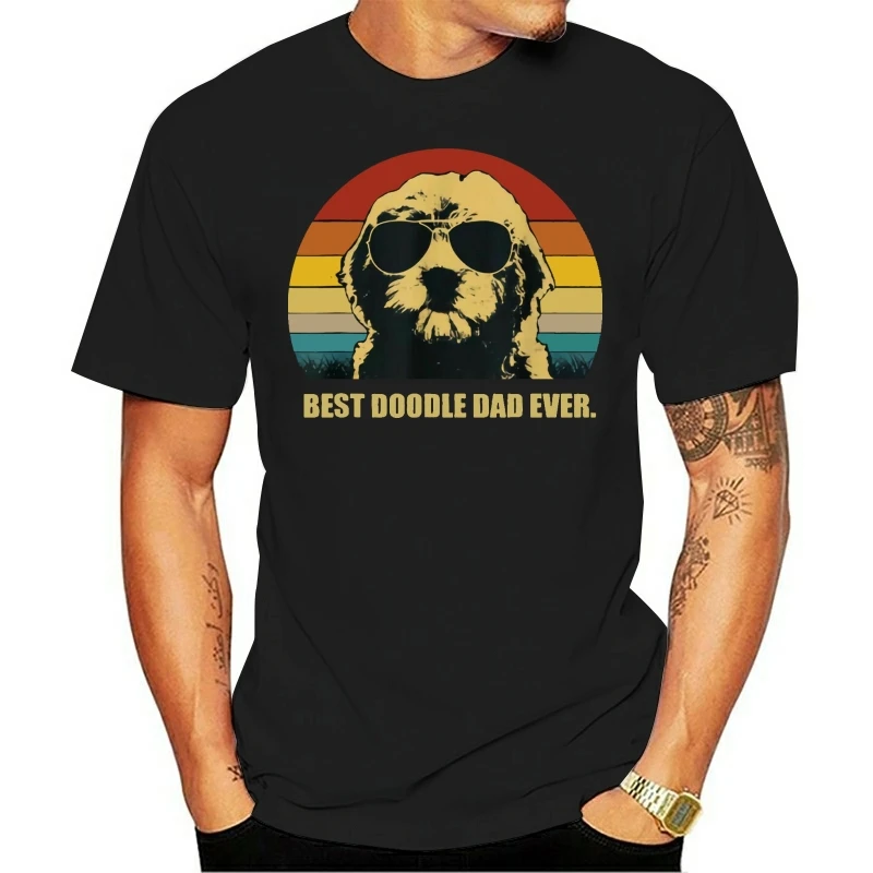 Best Doodle Dad Ever Goldendoodle Dad Men'S Vintage T Shirt Retro Cotton Tee 2Xl 29Xl Tee Shirt