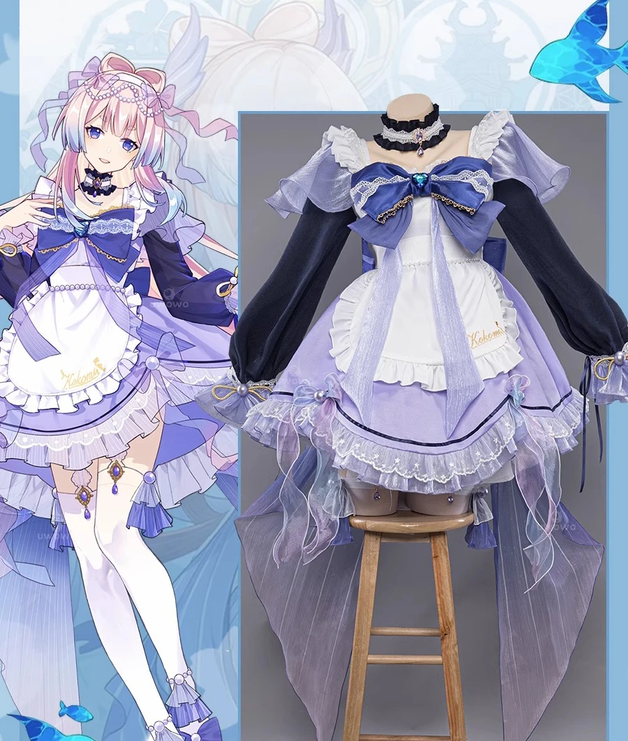 زي كوكومي تأثيري ، تأثير جينشين ، مجموعة فستان الفنان الحصري فانارت سانغونيا ، شعر مستعار الهالوين ، عيد الميلاد في المخزون ، في المخزون