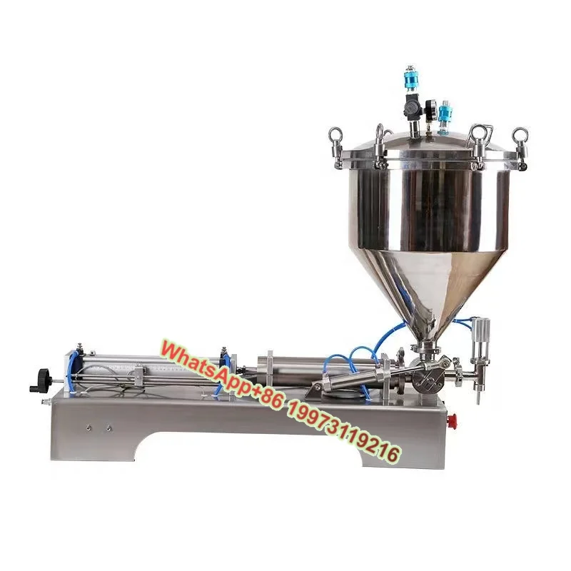 

10-100mlPressurized Hopper, Filling Machine for Cream, Jam and Paste Materials