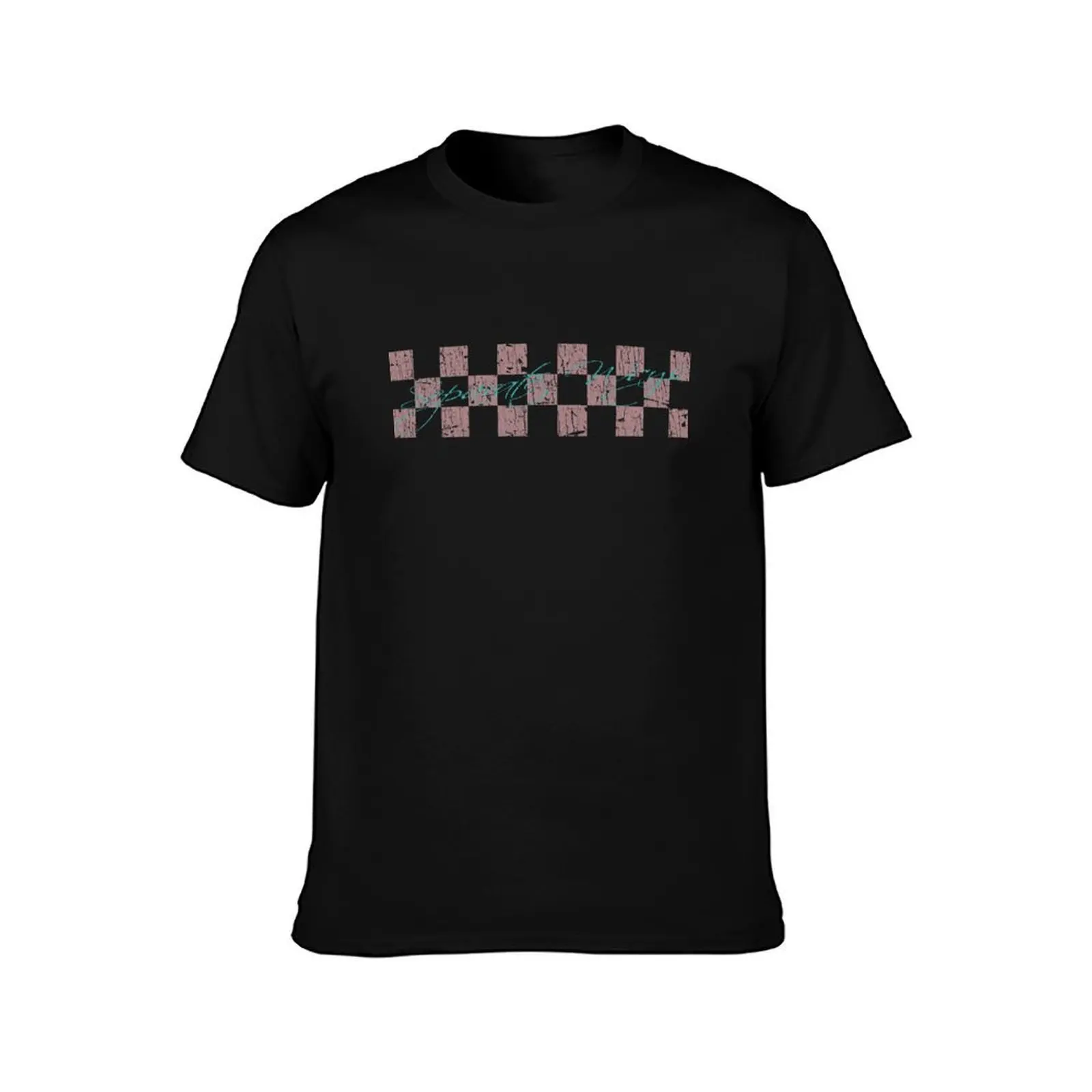 Separate Ways Checkers 1983 T-Shirt, Summer Casual Cotton Tee, Oversized Streetwear Tops, Vintage Graphic Print, 100% Cotton